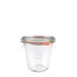 COMPLETE GLASS JAR WITH LID & SEAL WECK