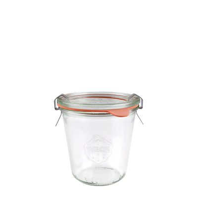 COMPLETE GLASS JAR WITH LID & SEAL WECK