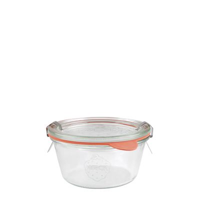 COMPLETE GLASS JAR WITH LID & SEAL WECK