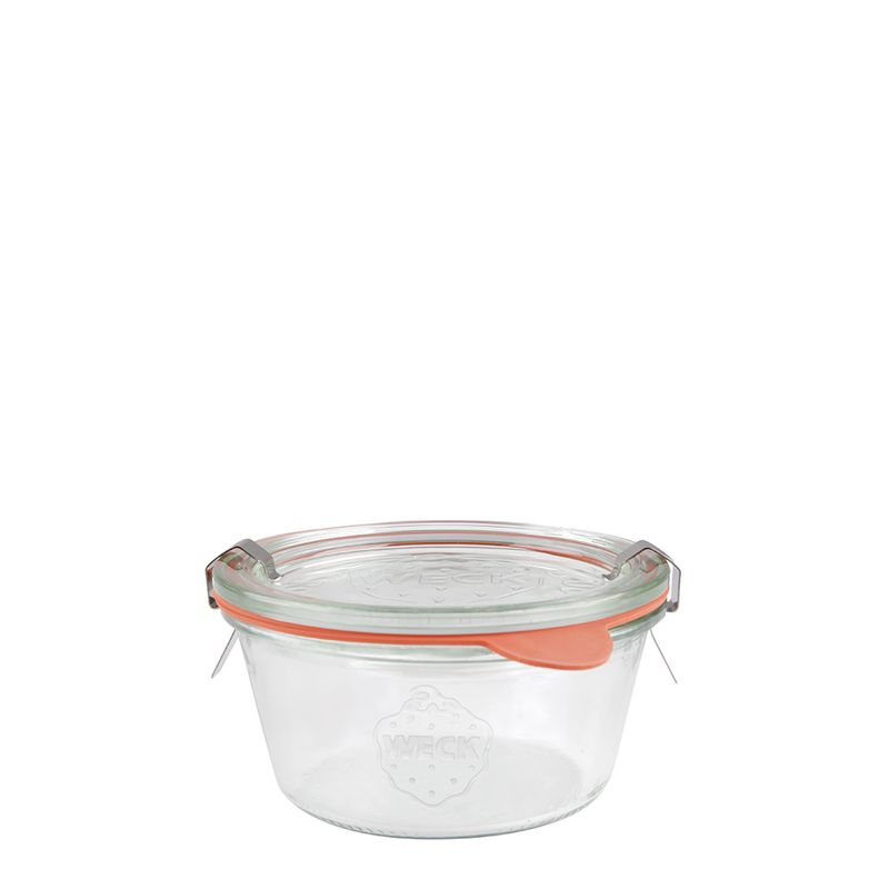 JAR GLASS COMPLETE 290ML 100X55MM, WECK