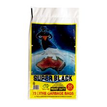 GARBAGE BAG H/DUTY 72L SUPER BLACK 50PKT