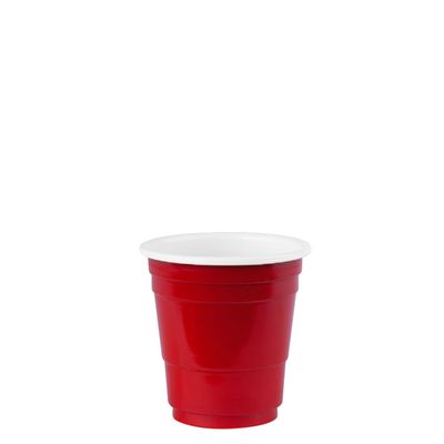 CUP MICRO PLASTIC RED 60ML 800CTN, REDDS
