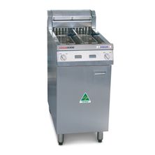 FRYER ELEC TWIN TANK 2 BASKET AUSTHEAT