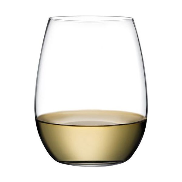 GLASS STEMLESS WHITE 370ML, NUDE PURE