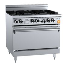 OVEN GAS 6 BURNER, B+S K+