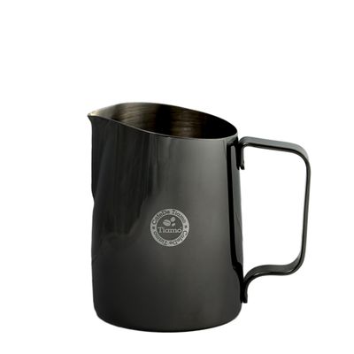 JUG MILK BLACK 450ML TAPERED, TIAMO