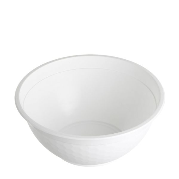 NOODLE BOWL WHITE 1050ML  PLASTIC, 50PK