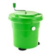 SALAD SPINNER GREEN W/SIDE BRAKE 25L