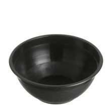 NOODLE BOWL BLACK PLASTIC, 50PK