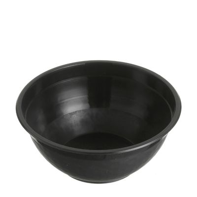 NOODLE BOWL BLACK PLASTIC, 50PK