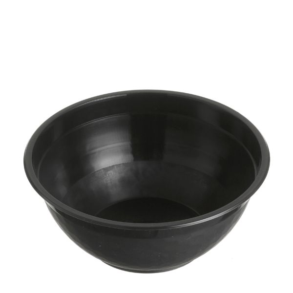 NOODLE BOWL BLACK PLASTIC, 400CTN