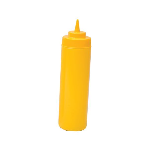 BOTTLE SQUEEZE YELLOW 720ML WIDE MOUTH