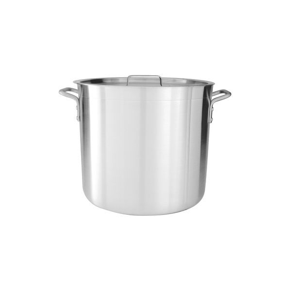 STOCKPOT ALUMINIUM 60LTR W/LID