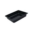 POLYCARB FOOD PAN BLACK GN 1/2