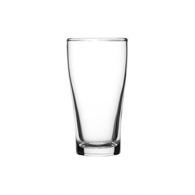 BEER GLASS 285ML N/CLEATD CONICAL, CROWN