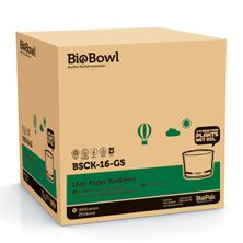 BOWL PAPER HOT BROWN 16OZ, BIOPAK 500CTN