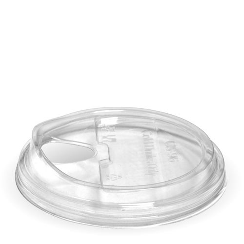 LID 300-700ML CLEAR SIPPER, BIOPAK 100PC