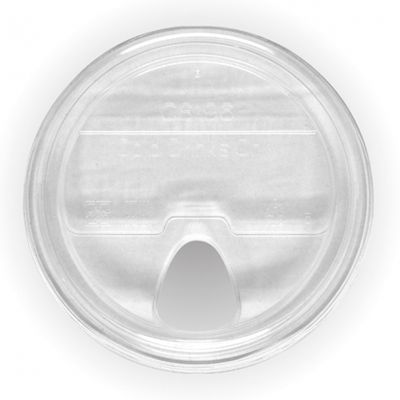 LID 300-700ML CLEAR SIPPER, BIOPAK 100PC