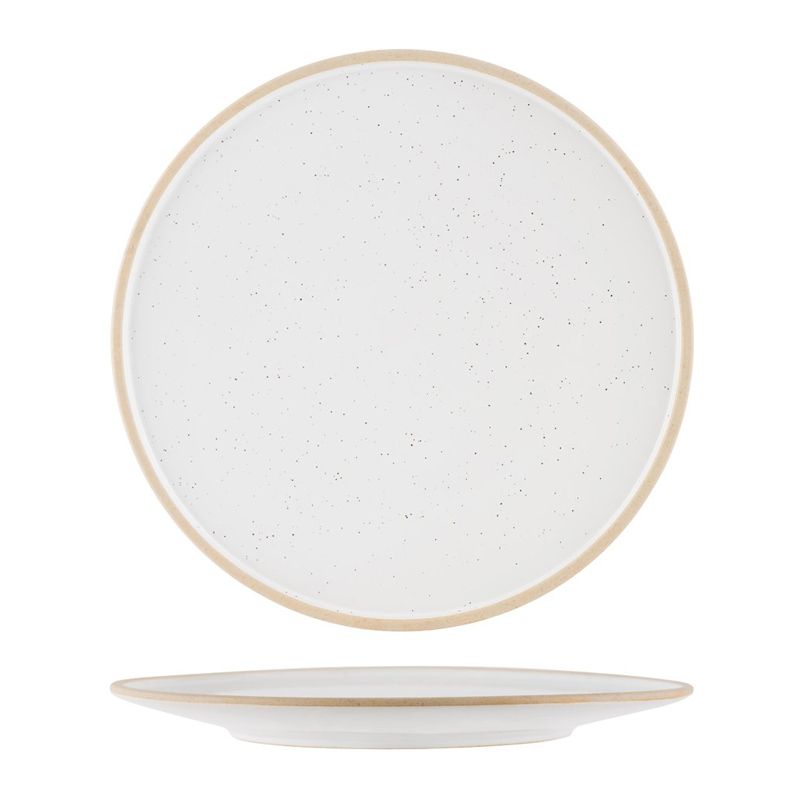 PLATE WHITE PEBBLE 285MM, TK SOHO