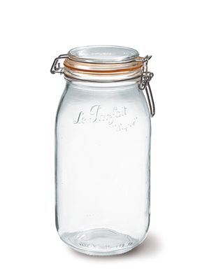 JAR GLASS W/CLIP TOP, LE PARFAIT