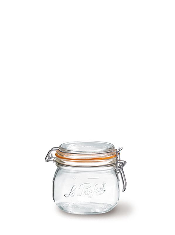 JAR GLASS W/CLIP TOP 250ML, LE PARFAIT