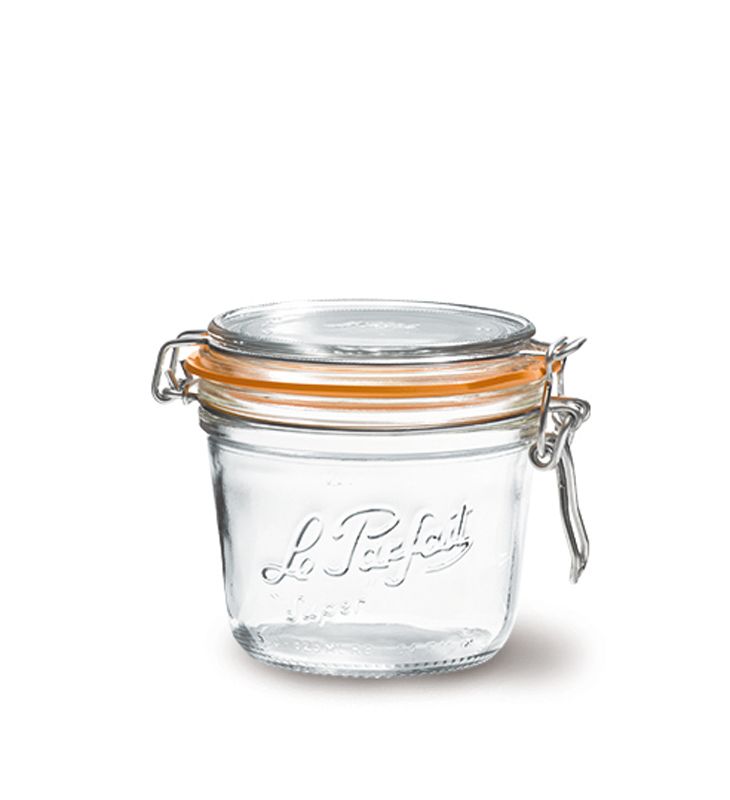 JAR STRAIGHT W/CLIP 500ML, LE PARFAIT