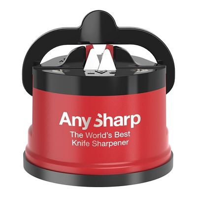 SHARPENER KNIFE PRO RED/BLK, ANYSHARP
