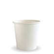 CUP 4OZ SINGLE WALL WHITE, BIOPAK