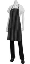 APRON BIB CHALK STRIPE CHEFWORKS