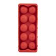 ICE CUBE TRAY BALL RED SILICONE, APPETITO