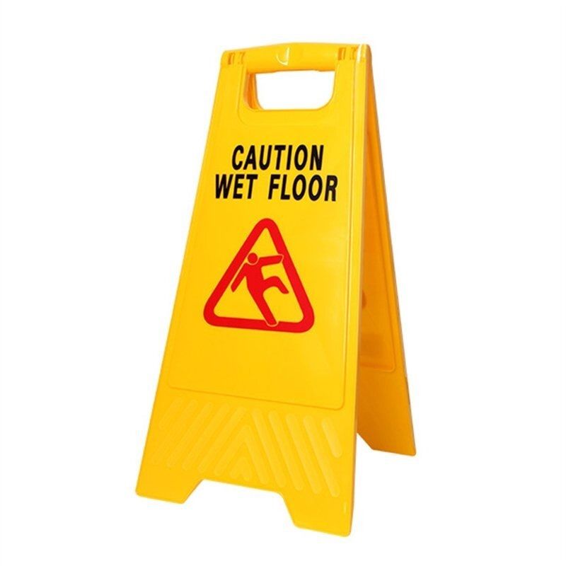 Shop SIGN YELLOW A-FRAME WET FLOOR/CAUTION | Chef’s Hat