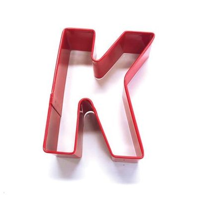 Cookie Cutter Alphabet K Red Bakeware Cutters Cookware Bakeware Tableware Appliances Disposables Crockery Cutlery Glassware
