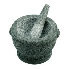 MORTAR & PESTLE 20CM GREEN ROUGH, AVANTI