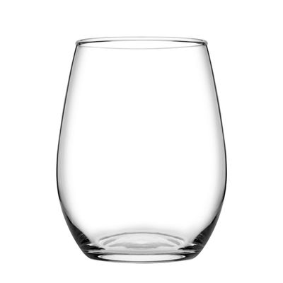 GLASS STEMLESS, PASABAHCE AMBER