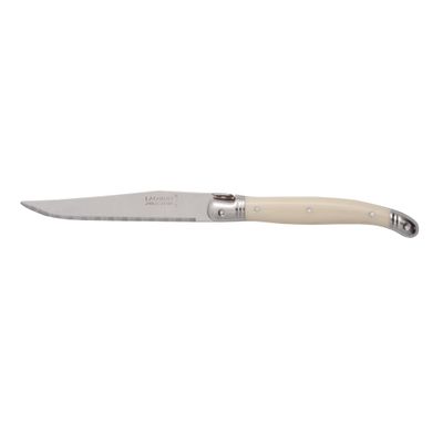 KNIFE TABLE SERRATED IVORY,ANDRE VERDIER