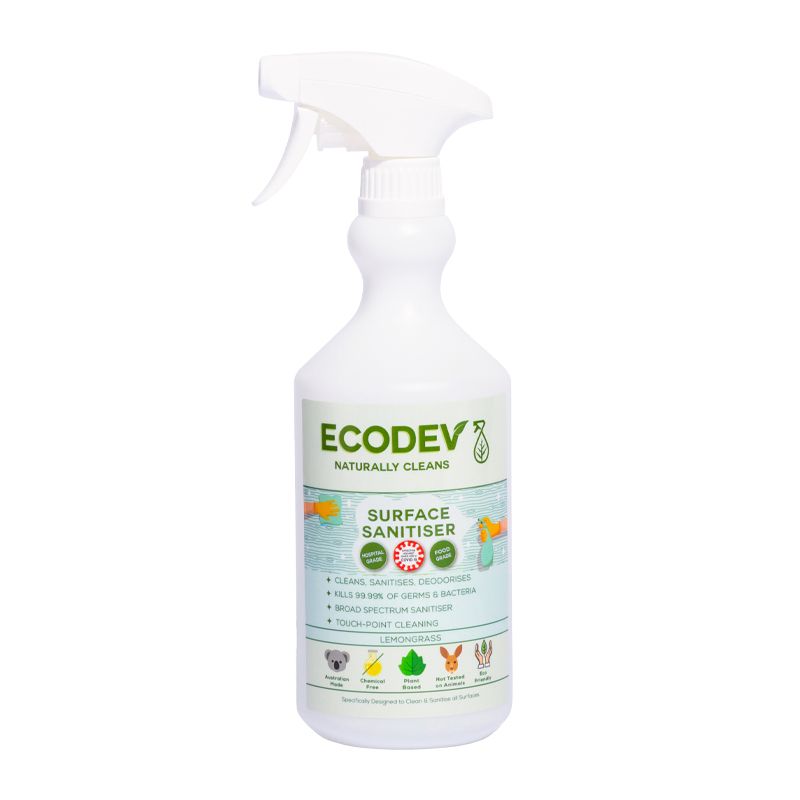 SANITISER SURFACE SPRAY 750ML, ECODEV