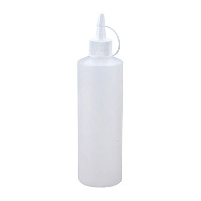 BOTTLE SQUEEZE CLEAR 500ML HDPE