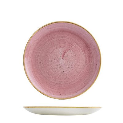 PLATE COUPE PINK 217MM,C/HILL STONECAST