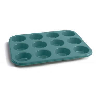 MUFFIN TRAY 12CUP N/S, JAMIE OLIVER