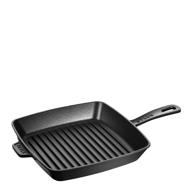 GRILL SQUARE BLACK 26CM, STAUB