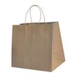 BAG BROWN TAKEAWAY 32X35X23CM