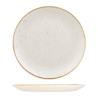 PLATE COUPE WHT 260MM, C/HILL STONECAST