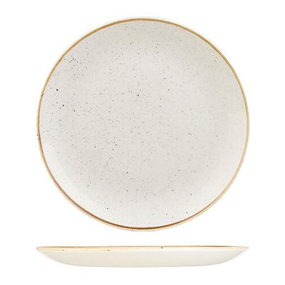 PLATE COUPE WHT 260MM, C/HILL STONECAST