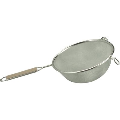 STRAINER MED MESH WD HDL 140MM, METALTEX