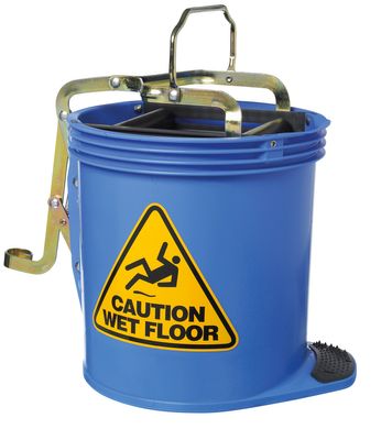 BUCKET CONTRACT WRINGER BLUE 15LT, OATES