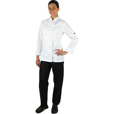 CHEF JACKET WHT WOMENS SIZE 8, PROCHEF