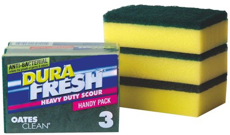 SCOURER SCOUR/SPONGE, OATES 3PK