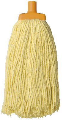 MOP HEAD DURACLEAN YELLOW 400GM, OATES