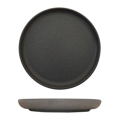 PLATE ROUND DARK GREY 175MM, ECLIPSE UNO