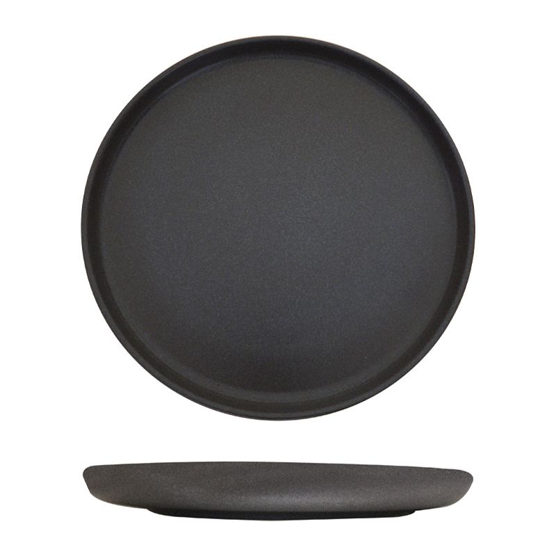 PLATE ROUND DARK GREY 280MM, ECLIPSE UNO